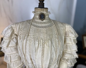 1898 Lingerie Dress, America, antique dessous dress, antique gown, Victorian dress, antikes Kleid