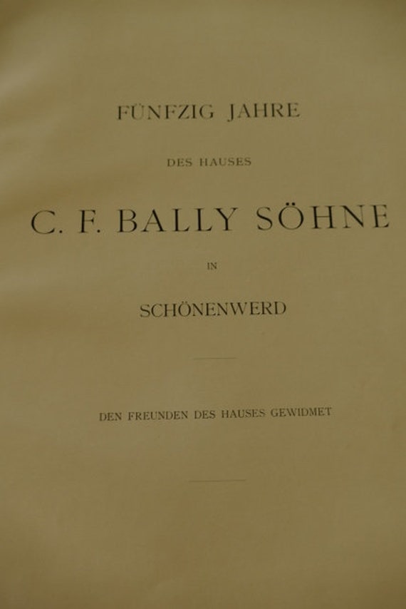 1901 BALLY Model Shoe and Company History, Switze… - image 6
