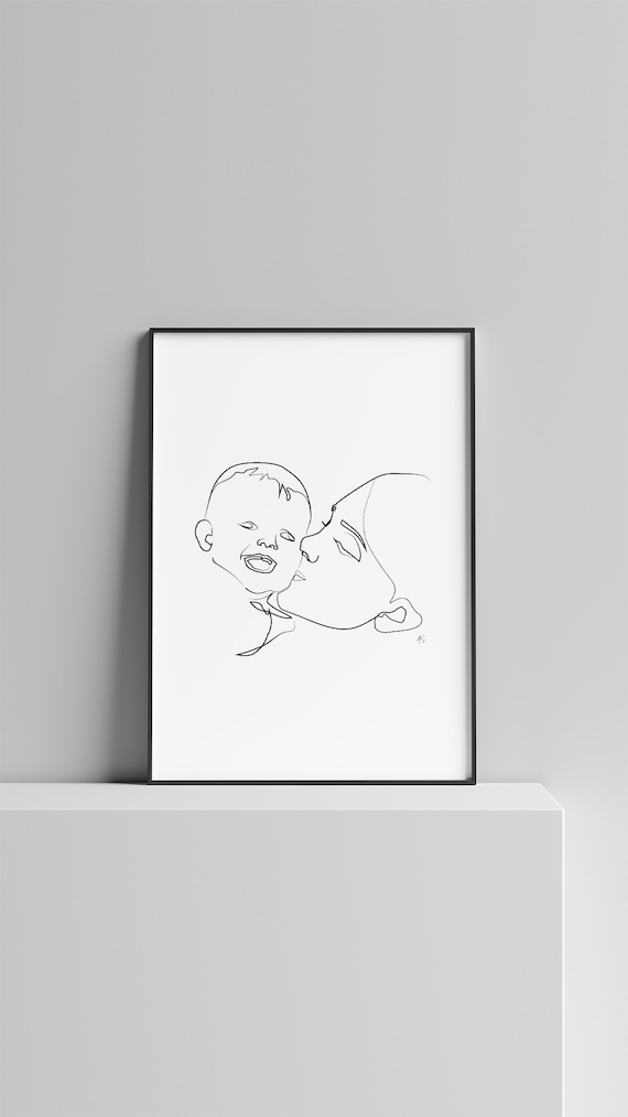 mothers day baby art