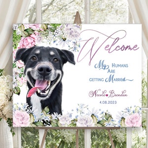 Custom Pet Wedding Sign