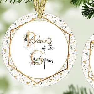 Wedding Ornament with Parents