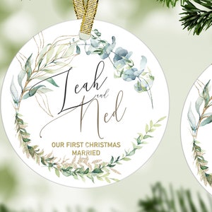 Our First Christmas, Married Ornament