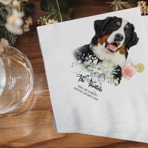 Benutzerdefinierte Haustier-Servietten, Hundehochzeits-Servietten, Haustier-Cocktailservietten, Hundeservietten, Hunde-Cocktailservietten, Katzenservietten