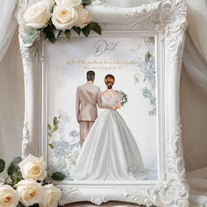 Gift for Dad on Wedding Day, Father of the Bride Gift