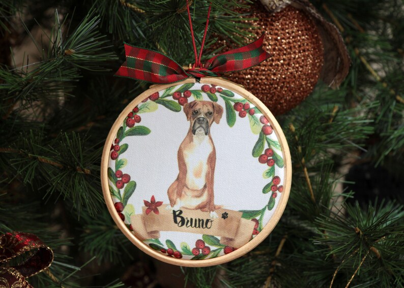 Unique Boxer Dog Gifts 4/'/'+ Custom Pet Ornament Pet Memorial Boxer Dog Ornament Pet Gifts