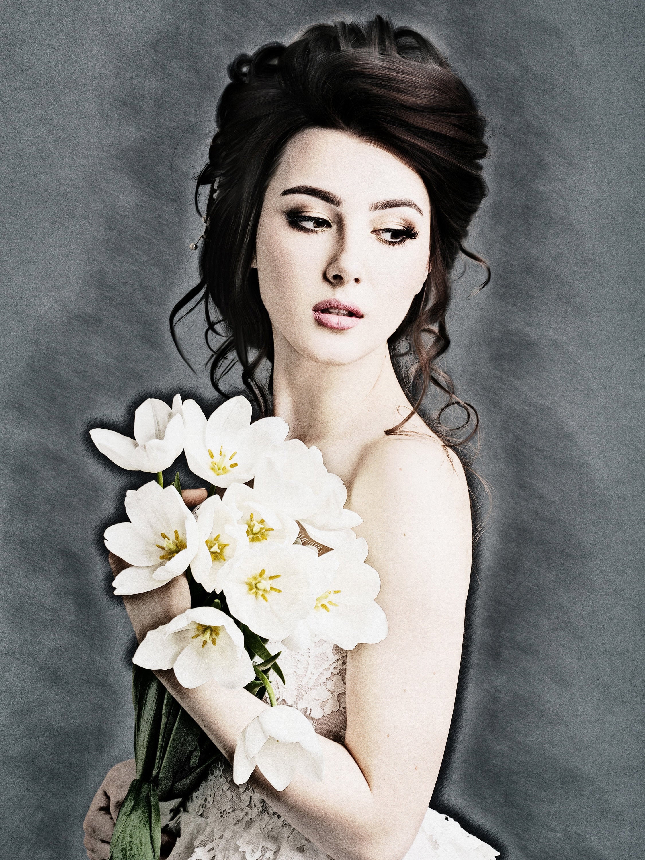 Colored Pencil Art Digital Pencil Art Colored Pencil Etsy