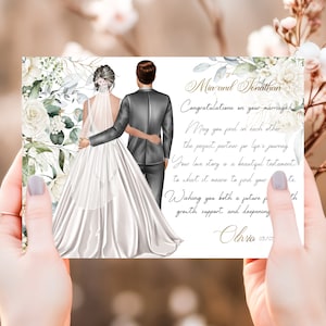 Congratulations Wedding Card, Dog Wedding Card, Cat Wedding Card