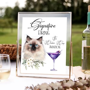 Cat Bar, Dog Bar Sign, Wedding Bar Sign