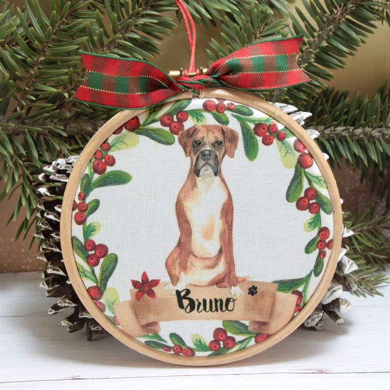 Unique Boxer Dog Gifts 4/'/'+ Custom Pet Ornament Pet Memorial Boxer Dog Ornament Pet Gifts