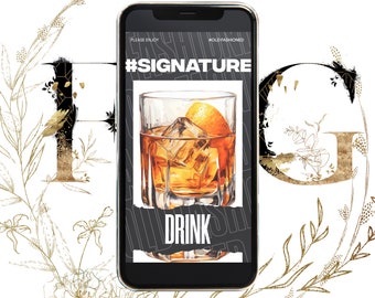 Signature Drink Instagram Reels Collection