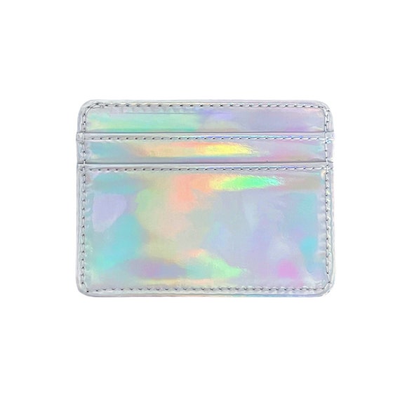 Holographic Card - Silver Rainbow