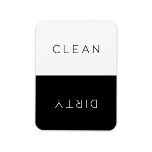 Clean Dirty Dishwasher Magnet, Kitchen Magnet, Minimal Dishwasher Magnet, Trendy Kitchen Magnet, Dirty or Clean Indicator, Kitchen Decor