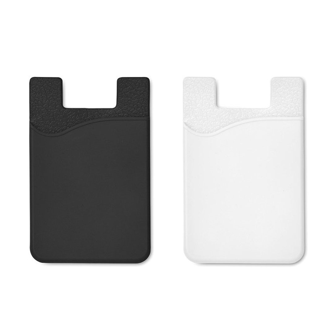 Two Silicone Phone Card Holders, Phone Wallet, Card Holder for Phone