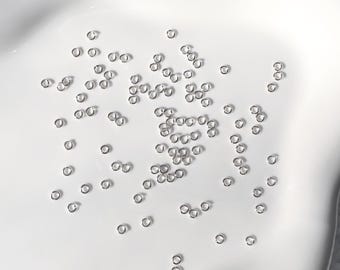 14k Gold Filled Open Jump Rings - 2.5mm / 3mm (24 Gauge), 4mm / 5mm (22 Gauge) - Sterling Silver Jump Rings, Supplies For Permanent Jewelry
