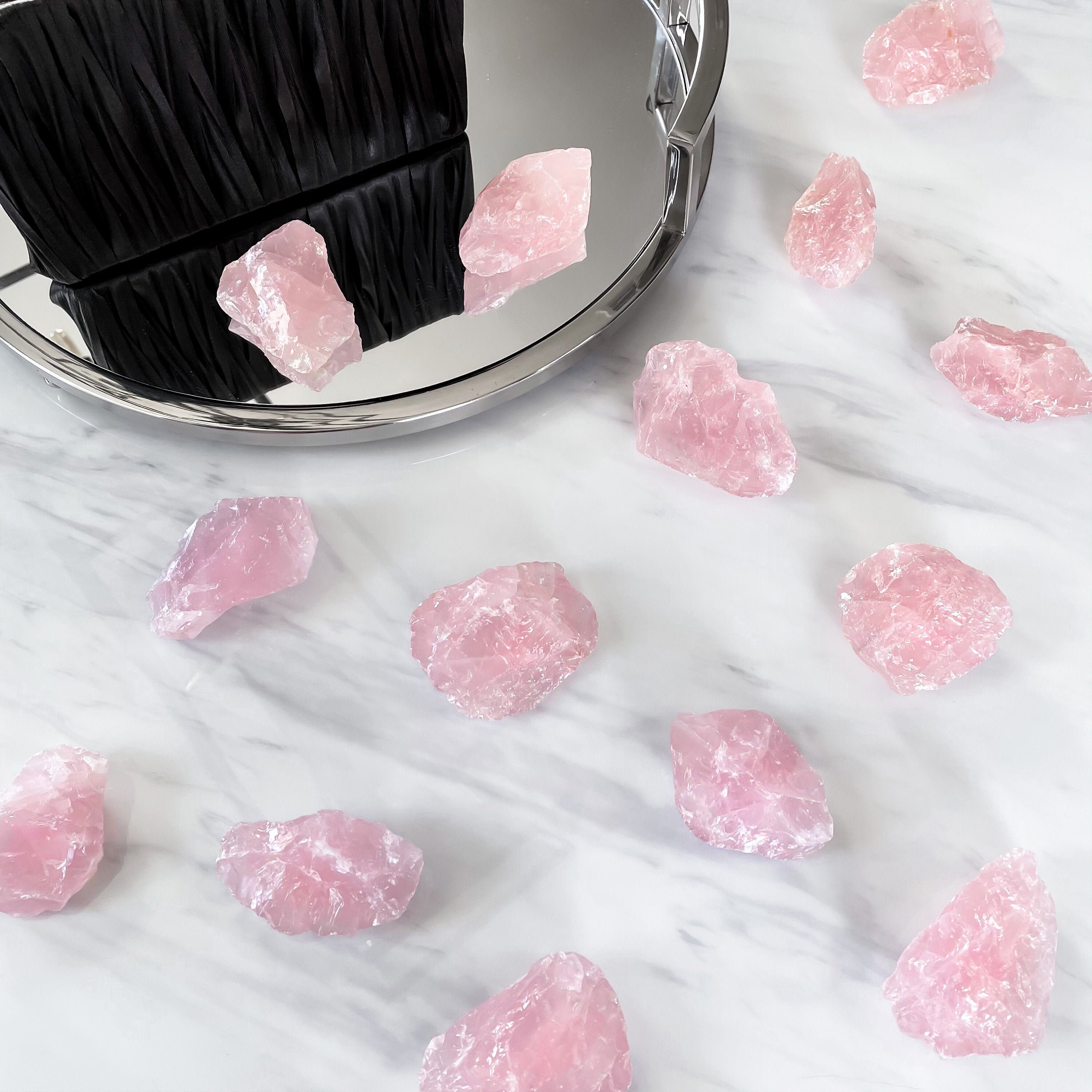 Raw Rose Quartz Natural Rose Quartz Crystal Pink Rose Quartz Etsy