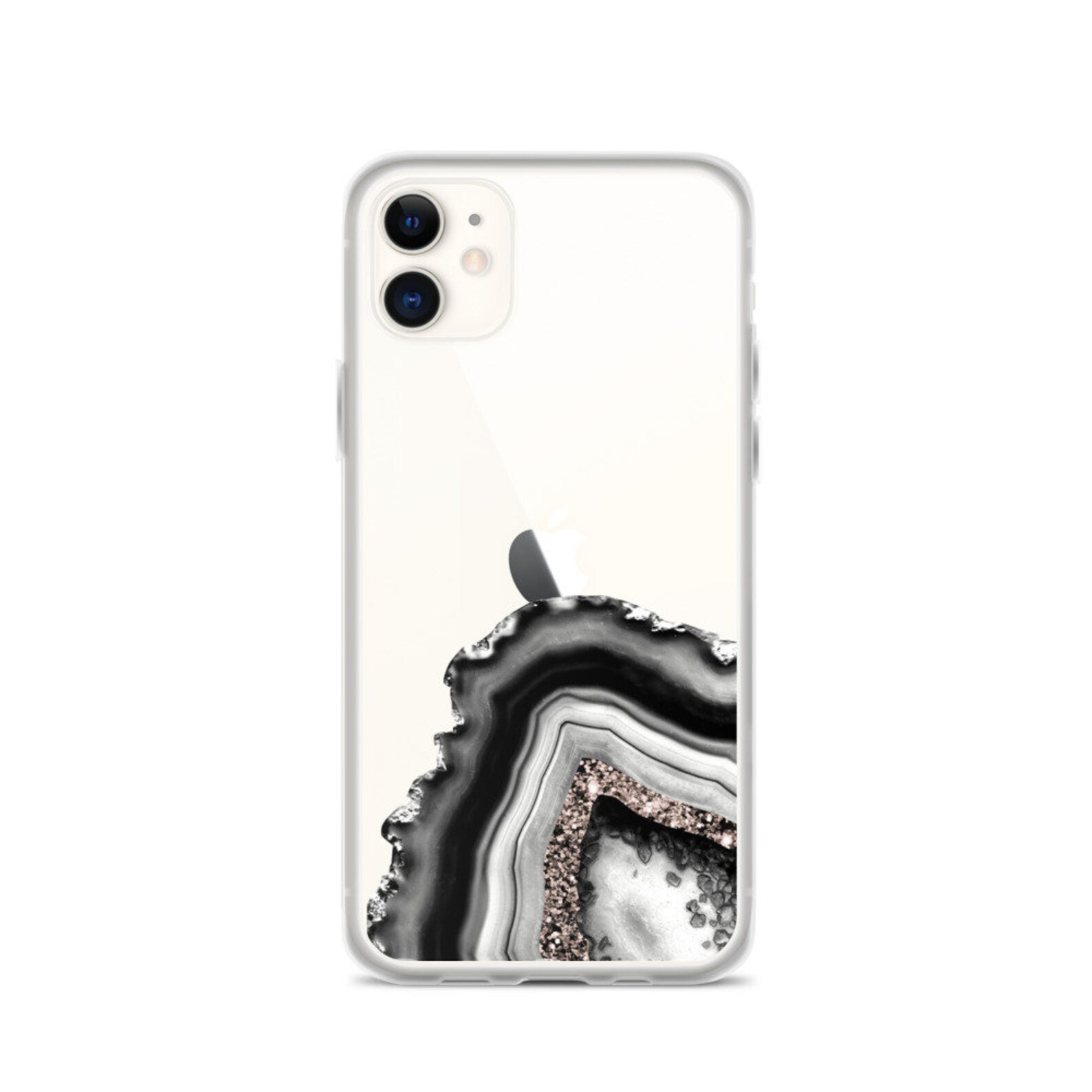 Agate Phone Case Natural Stone Phone Cover Stone Phone Case Etsy