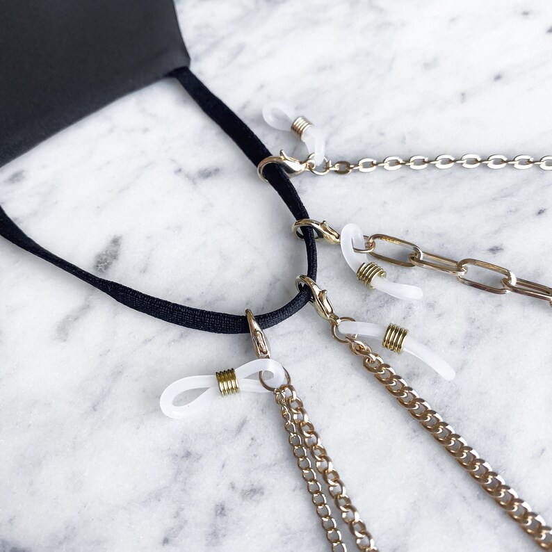 Face Mask Chain Gold Mask Chain Face Mask Holder Strap Etsy