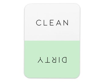Clean Dirty Spülmaschinenmagnet, Küchenmagnet, Minimaler Spülmaschinenmagnet, trendiger Küchenmagnet, Schmutziger oder sauberer Anzeiger, Küchendekor