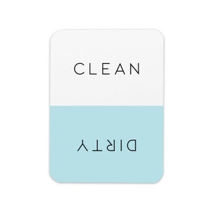 Clean Dirty Dishwasher Magnet, Kitchen Magnet, Minimal Dishwasher Magnet, Trendy Kitchen Magnet, Dirty or Clean Indicator, Kitchen Decor