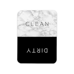 Clean Dirty Dishwasher Magnet, Kitchen Magnet, Minimal Dishwasher Magnet, Trendy Kitchen Magnet, Dirty or Clean Indicator, Kitchen Decor