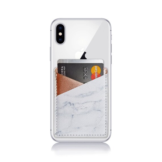 phone wallet sticker leather