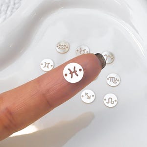 Sternzeichen Horoskop Verbinder, 14k Gold Filled & Sterling Silber, Verbinder Für Dauerschmuck, Schmuckherstellung, Armband Verbinder Charms