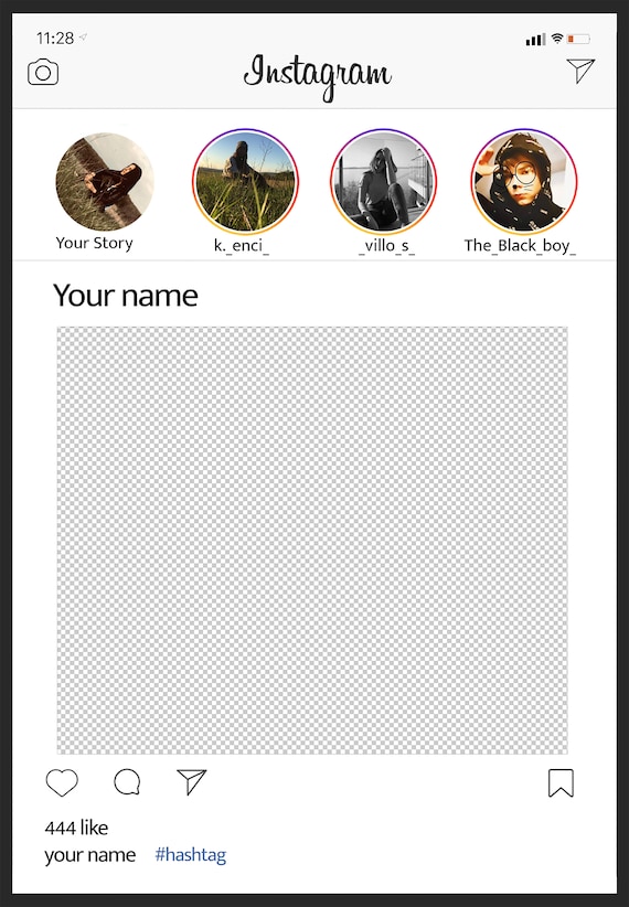 Instagram Frame Psd