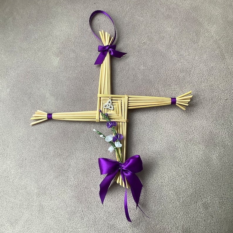 St Brigids Cross Imbolc 1st February saints day Brig Brideog image 1