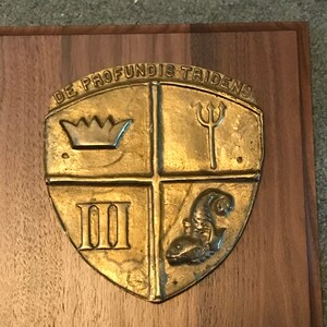 Submarine Squadron 3 Brass Plaque