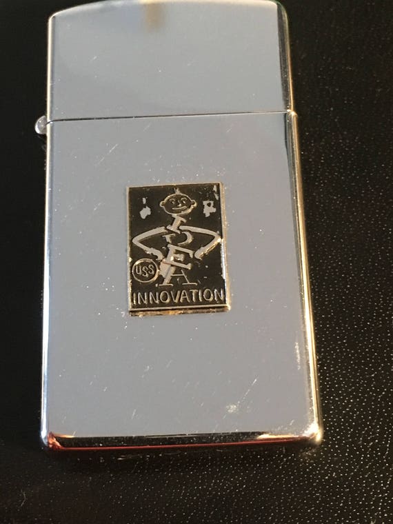 US Slim 'idea Man' Zippo Lighter Used 1967 Etsy