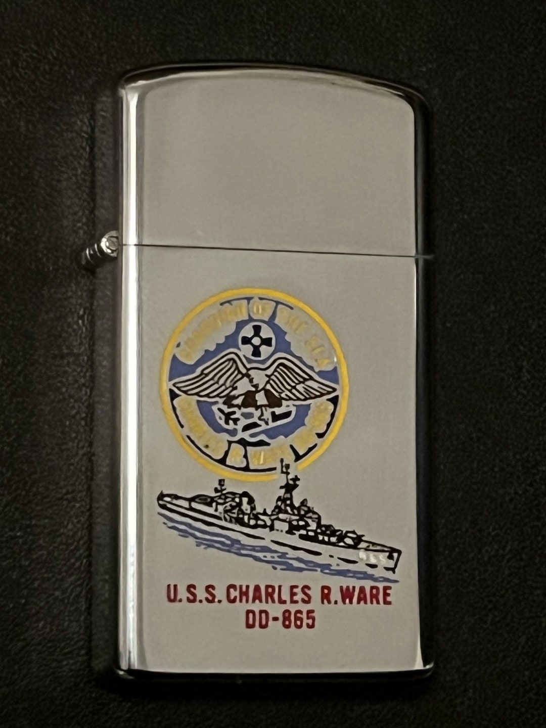 USS GONZALEZ DDG66 zippoライター Vintage 2010 USS Gonzalez DDG 66 Military High Polish Chrome