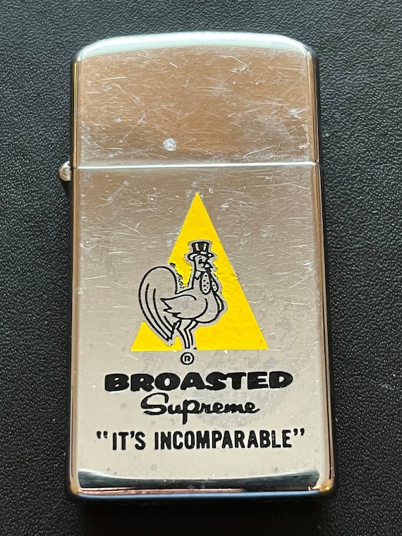 Broasted Chicken Slim Zippo Lighter Used 1964 - Etsy Canada