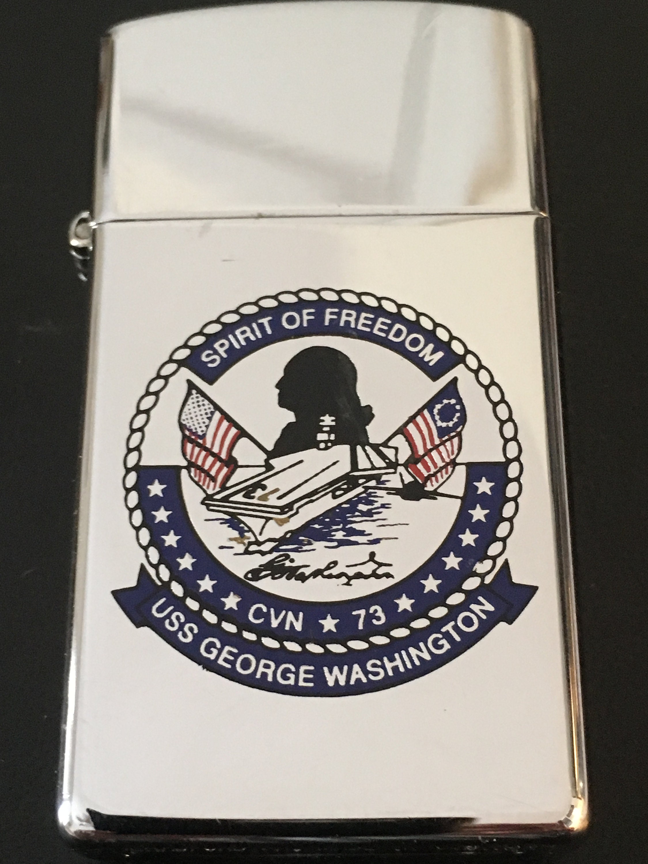 USS George Washington Nuclear Aircraft Carrier CVN-73 Zippo