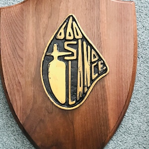 USS Sand Lance Submarine SSN 660 Resin Plaque