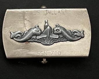 USS Dwight D Eisenhower Aircraft Carrier CVN- 69 Zippo Belt Buckle