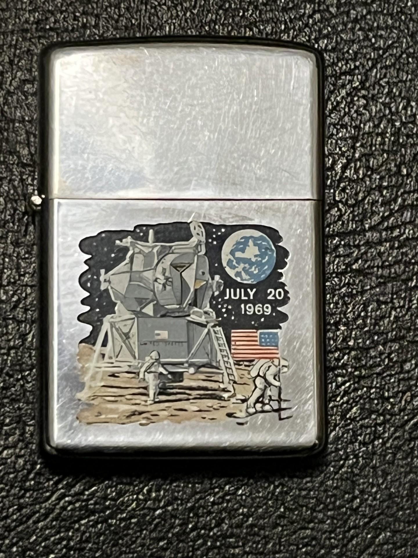 NASA Apollo Lunar Landing Zippo Full Size Advertising Lighter