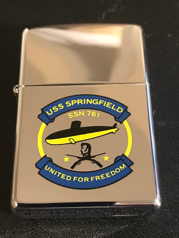 NEW USS Springfield Submarine SSN-761 Full Size Zippo Lighter 