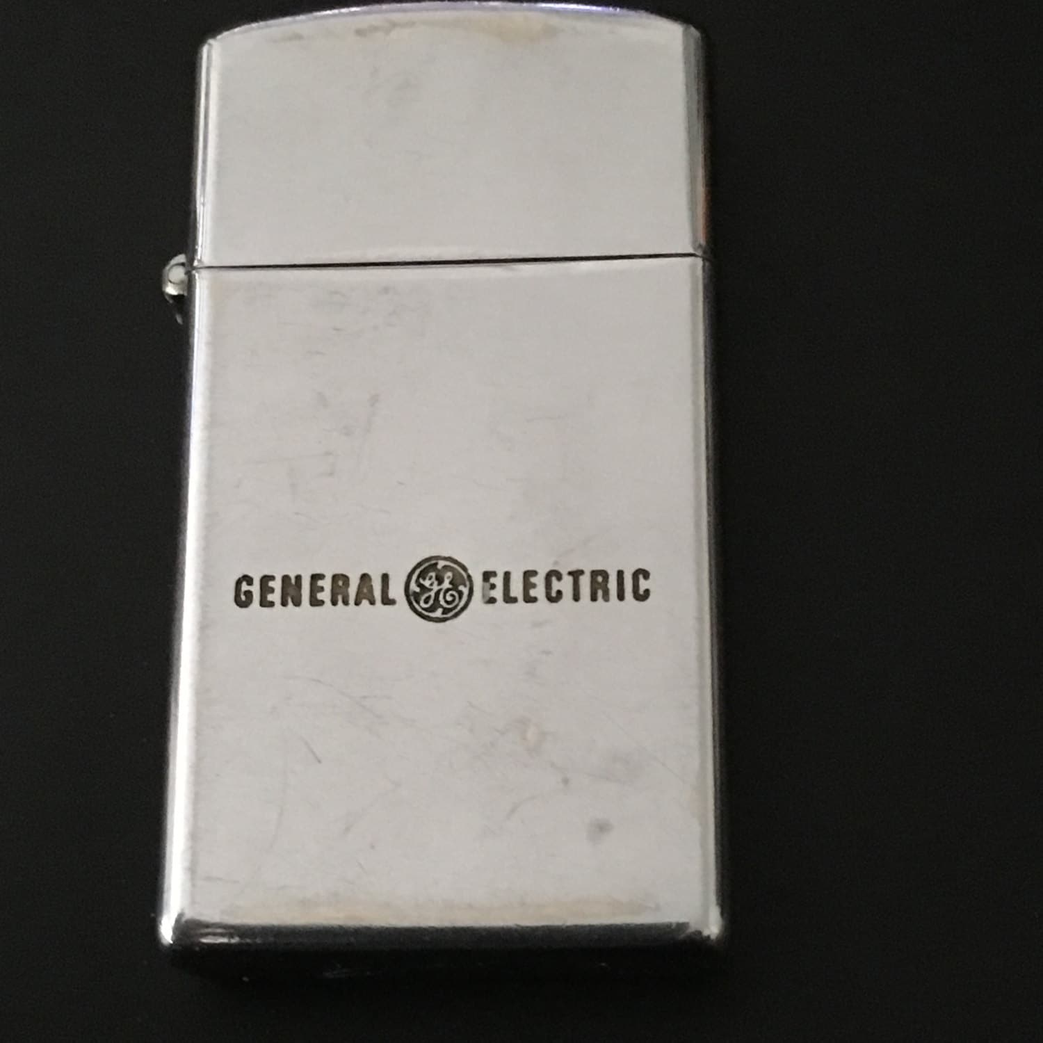 General Electric GE Zippo Slim Advertising Lighter - 1967