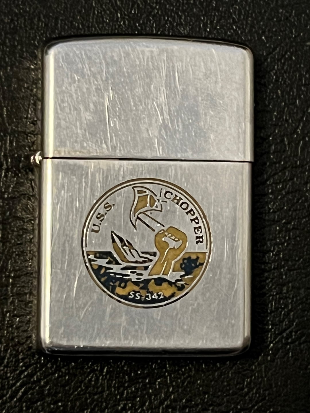 USS Chopper Submarine SS 342 Zippo Full Size Lighter Used Etsy
