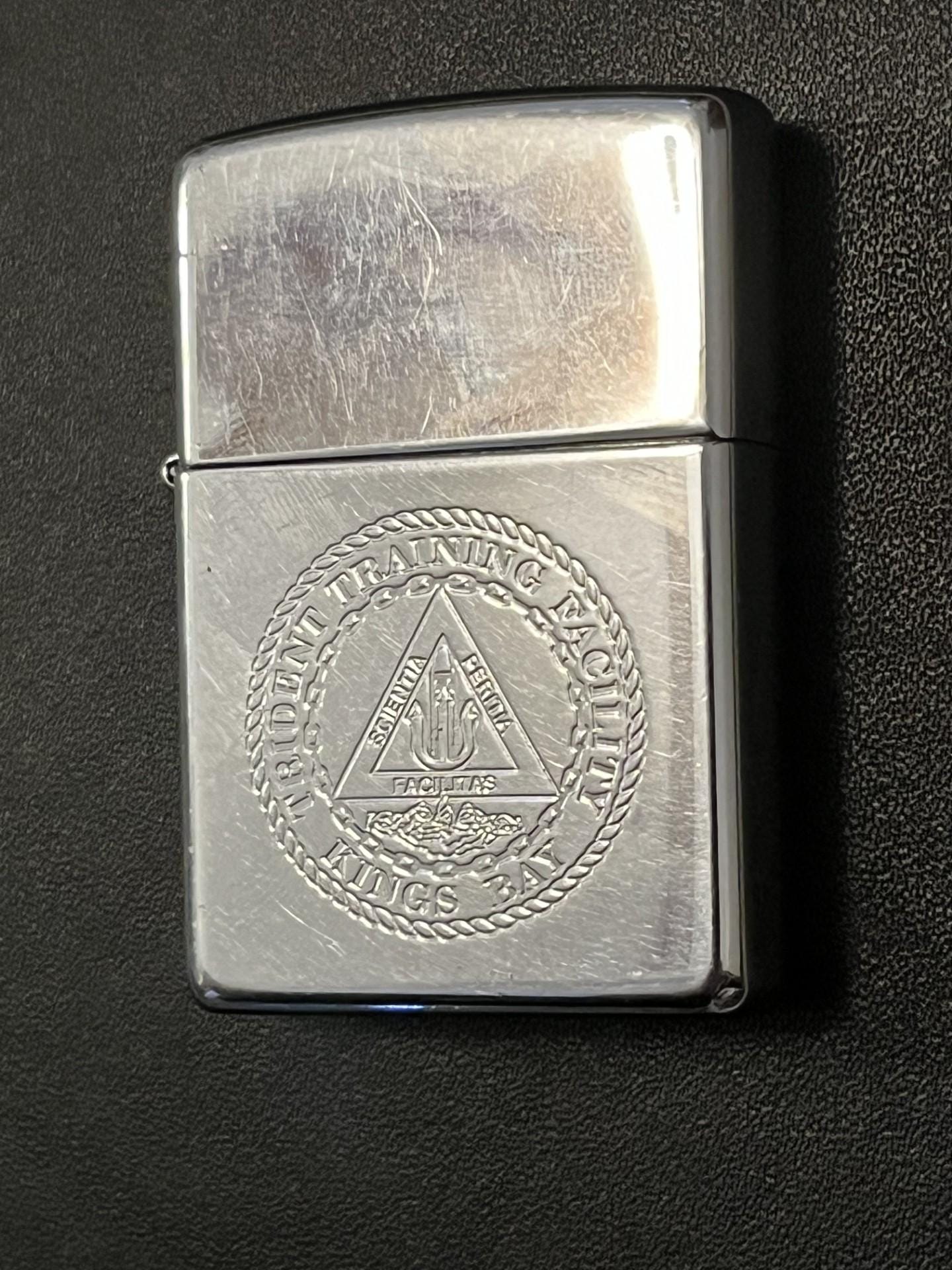 Naval Trident Submarine Training Facility Kings Bay Seal Zippo