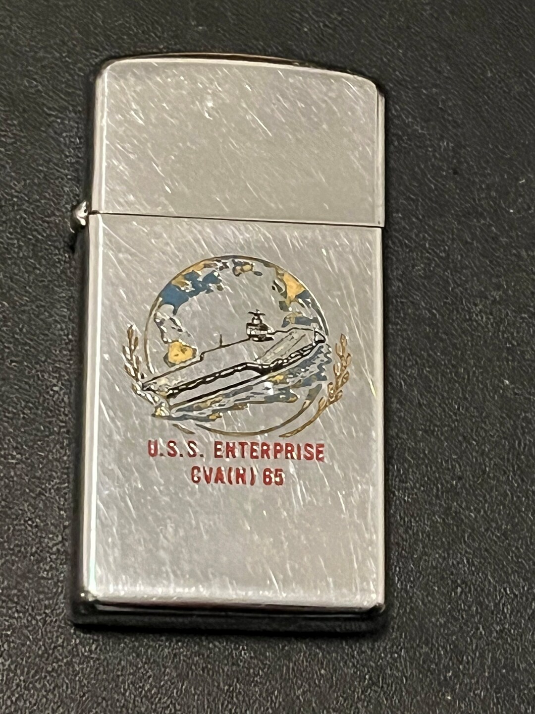 USS Enterprise Nuclear Aircraft Carrier CVAN 65 Zippo Slim