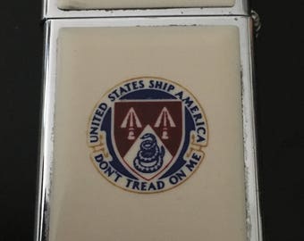 NOS Vintage Zippo Lighter USS INDEPENDENCE CV62 Aircraft