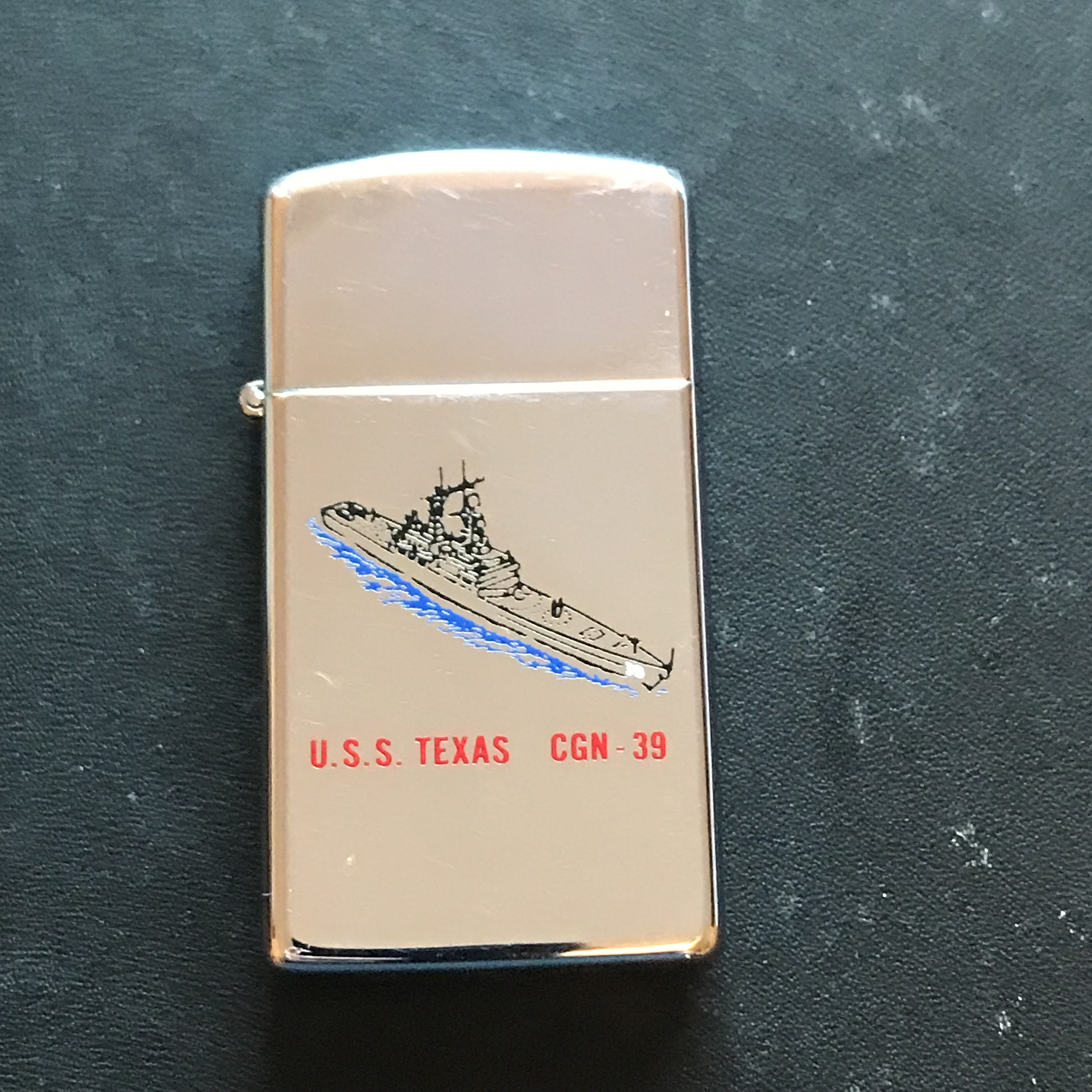 USS Texas Nuclear Guided Missle Cruiser CGN-39 Zippo Slim