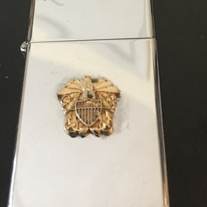 Zippo U.S.S. KNOX FF-1052 Matte Black Oil Lighter w/ Box