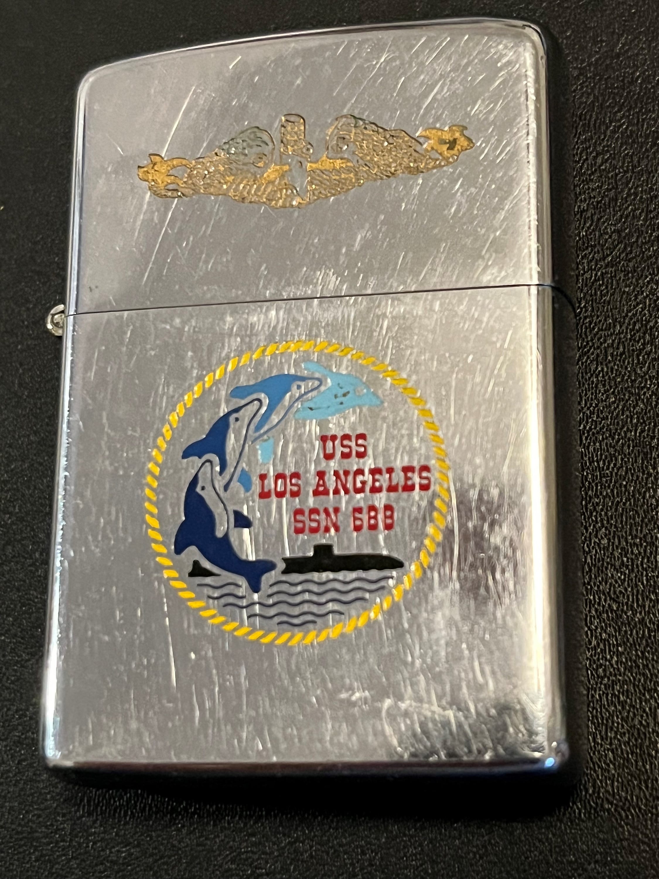 USS Los Angeles Submarine SSN 688 Zippo Full Size Lighter Etsy
