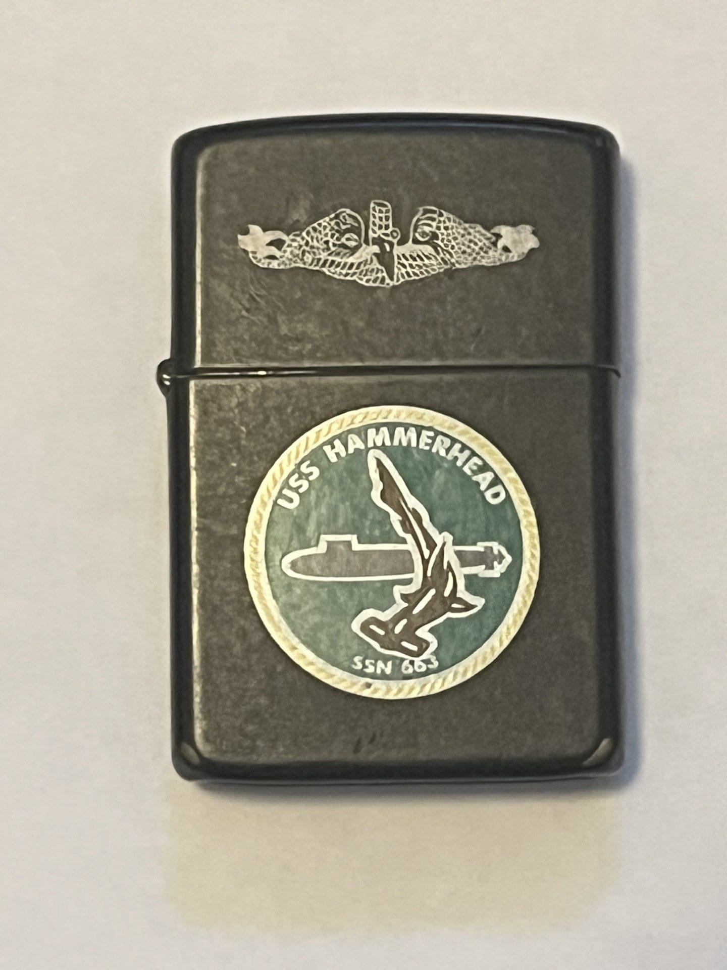 USS Hammerhead Submarine SSN 663 Zippo Full Size Lighter - Used - Etsy