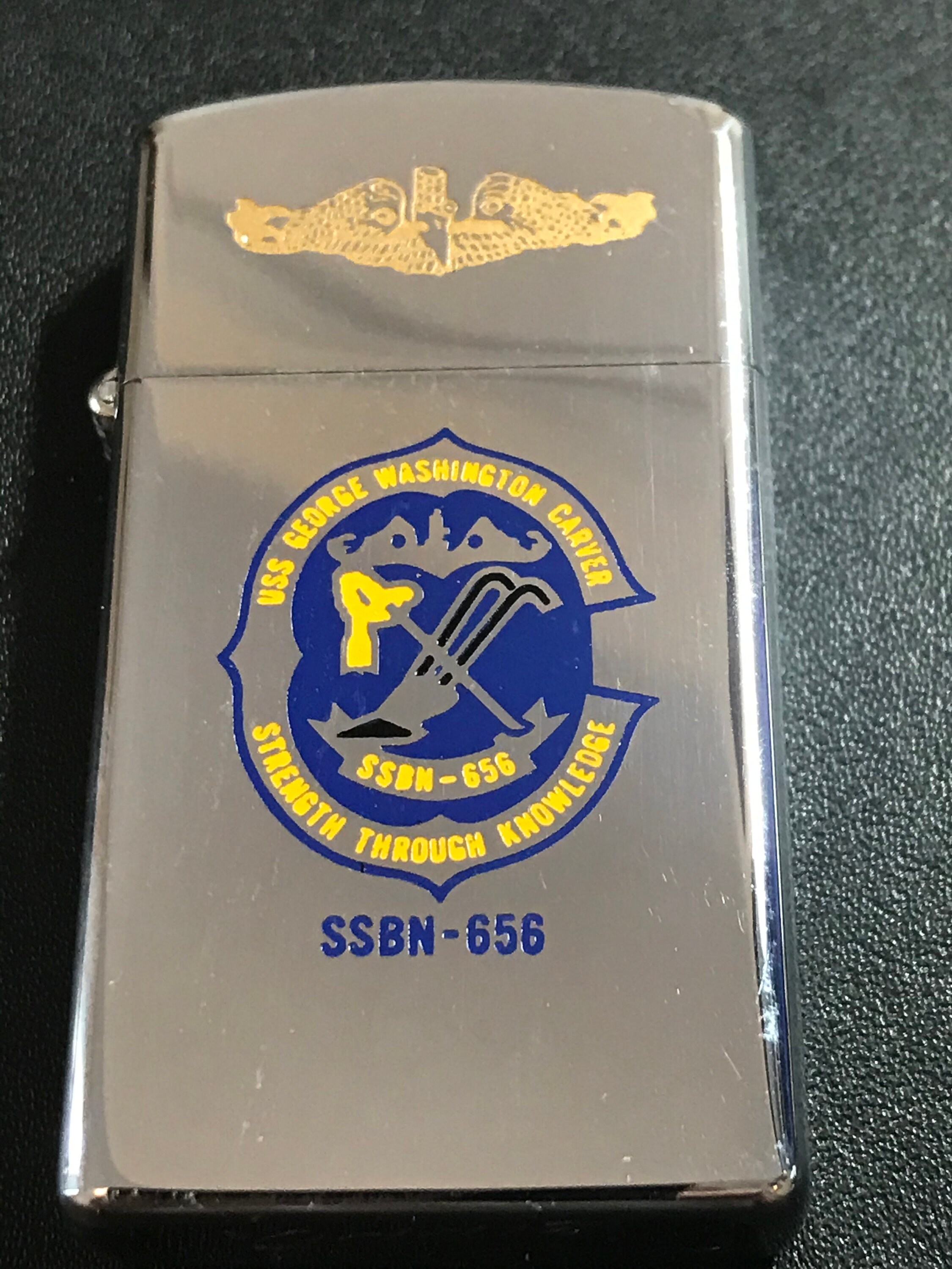 NOS USS George Washington Carver Submarine SSBN 656 Zippo Slim
