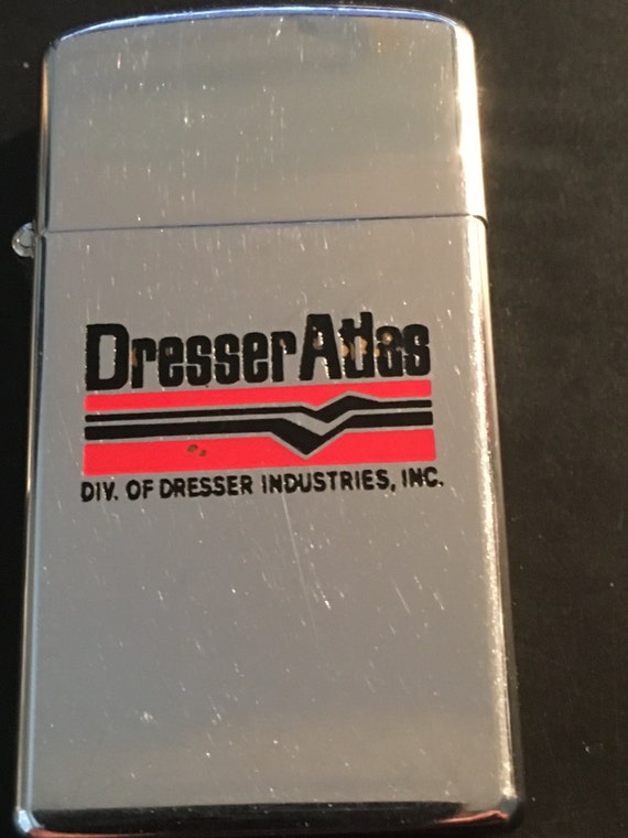 Dresser Atlas Company Zippo Slim Advertising Lighter 1967 Etsy