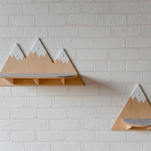 Set of cat wall furniture - cat shelf and steps