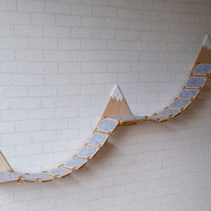 Modern Cat Wall Bridge Cat Furniture Cat Rope Bridge